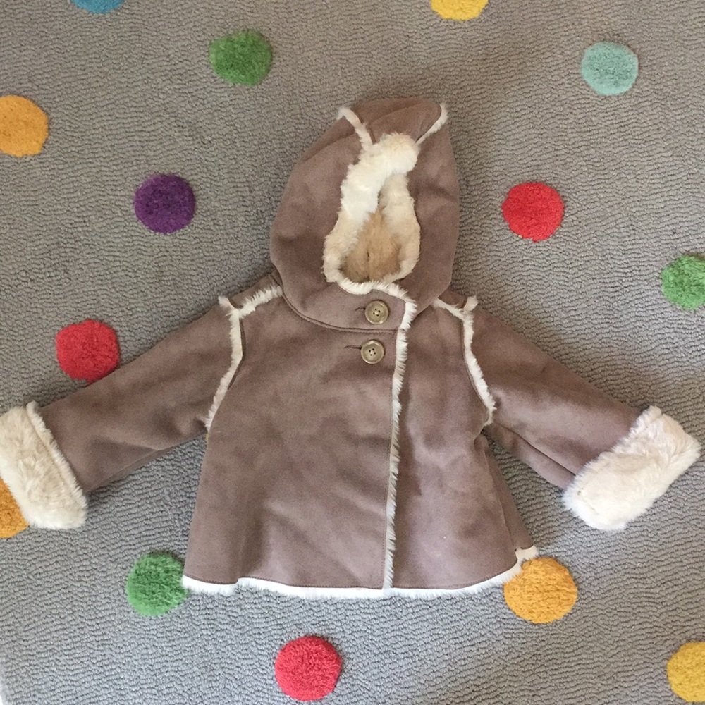 Shearling GAP coat 6-12 month
